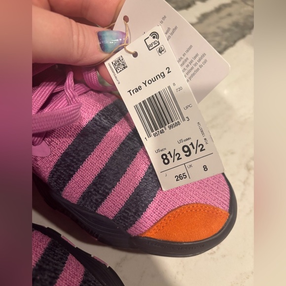 Adidas Trae Young 2.0 Basketball Shoes 'Statosphere Mens Size 8.5 Womens 9.5 New - Picture 4 of 5